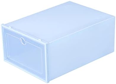 Zerlibeaful Кутии за шкаф с Капак Штабелируемая Прозрачна Кутия За Съхранение на Обувки Пластмасов Органайзер