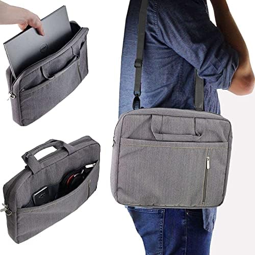Елегантна Водоустойчива чанта Navitech Grey, Съвместима с лаптопа Lapbook 15,6 S15
